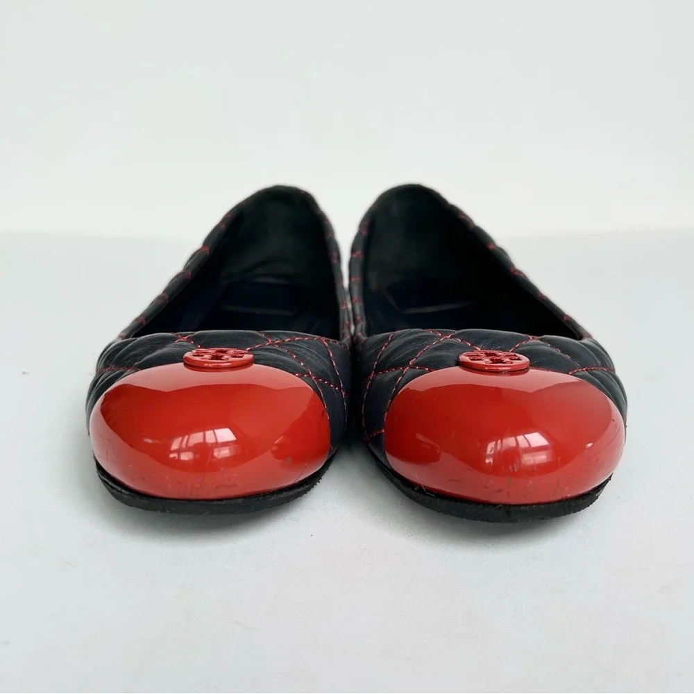 TORY BURCH Kaitlin Quilted Leather Ballet Flats